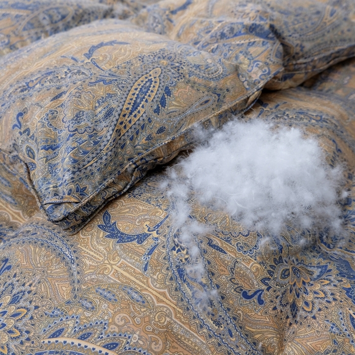 91家纺网 家纺一手货源 找家纺 卡迪亚家纺 2025新款米兰达白鹅被469羽魅系列被子被芯 羽魅金冠金