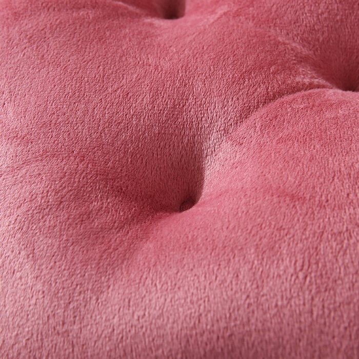 91家纺网 家纺一手货源 找家纺 永光家居 2025新款卡通加厚坐垫椅垫【YG2567】 花朵豆沙