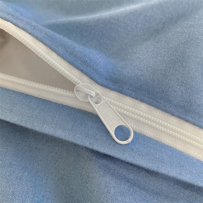 91家纺网 家纺一手货源 找家纺 盛秋家纺 2025新款A类水洗棉毛巾绣四件套-胖达 胖达-宾利蓝