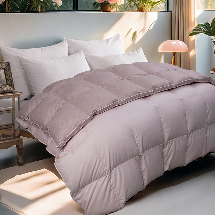 91家纺网 家纺一手货源 找家纺 （总）卡迪亚家纺 2025新款米兰达白鹅被469羽魅系列被子被芯