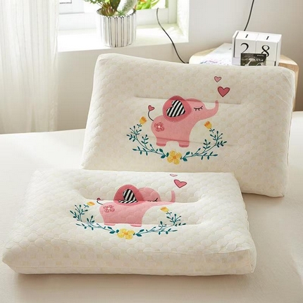 91家纺网 家纺一手货源 找家纺 （总）天之悦家纺 2025卡通印花碎乳胶颗粒枕头枕芯成人儿童家用学生宿舍护颈枕