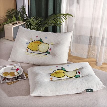 91家纺网 家纺一手货源 找家纺 （总）天之悦家纺 2025卡通印花碎乳胶颗粒枕头枕芯成人儿童家用学生宿舍护颈枕