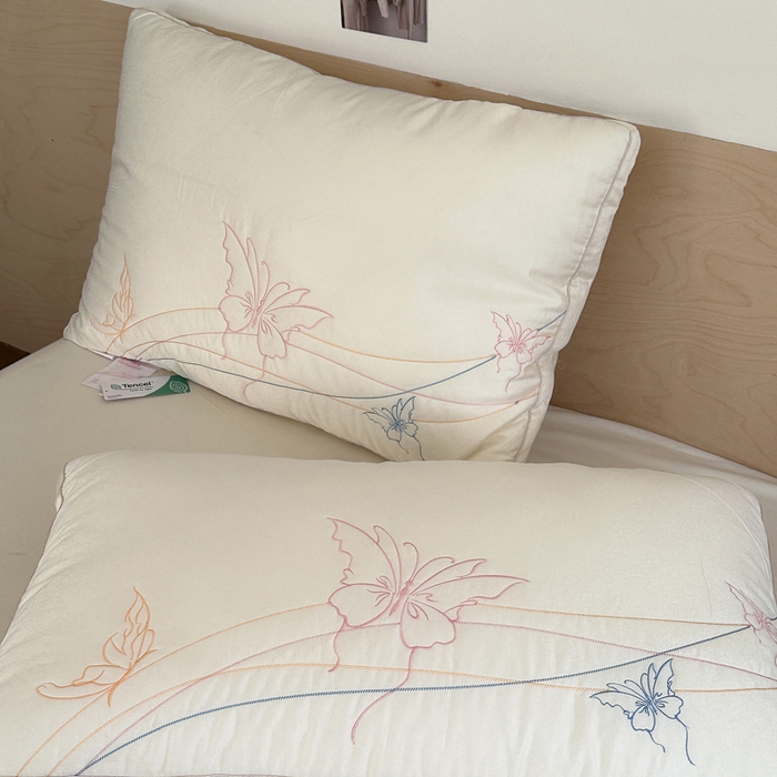 91家纺网 家纺一手货源 找家纺 （总）伟邦枕芯 2025新款蚕丝蝶梦枕枕头枕芯