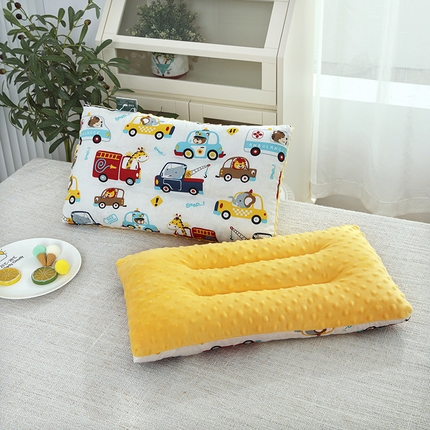 91家纺网 家纺一手货源 找家纺 （总） 2025卡通全棉豆豆绒枕头枕芯纯棉豆豆绒AB版成人儿童家用护颈枕