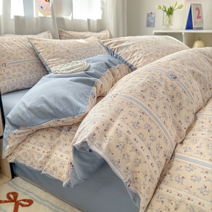 优彩 2026新款13372碎花系列全棉四件套 甜心樱桃