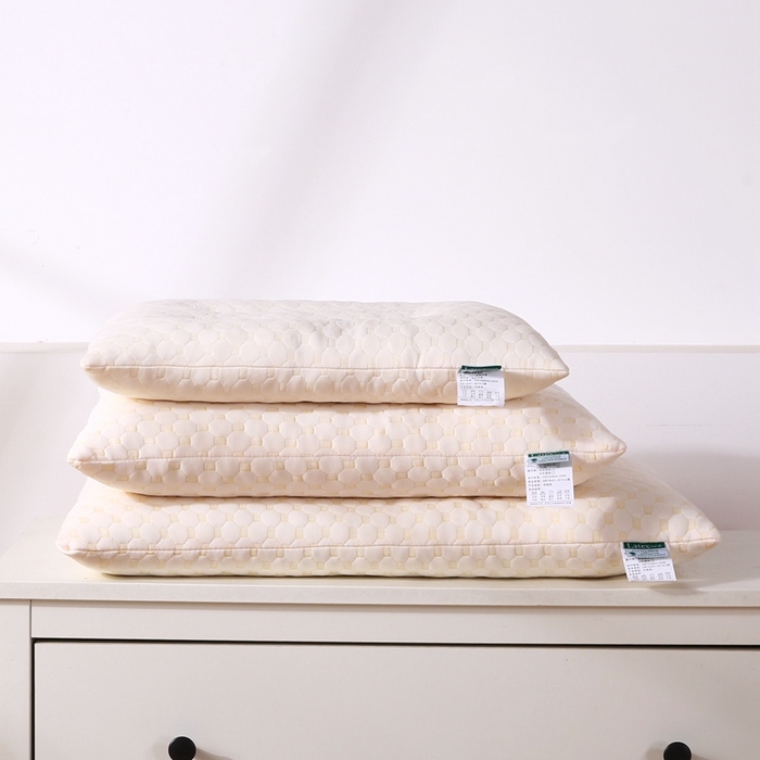 91家纺网 家纺一手货源 找家纺 （总）天之悦家纺 2025水立方碎乳胶颗粒枕头枕芯家用护颈学生宿舍枕礼品会销直播源头厂家