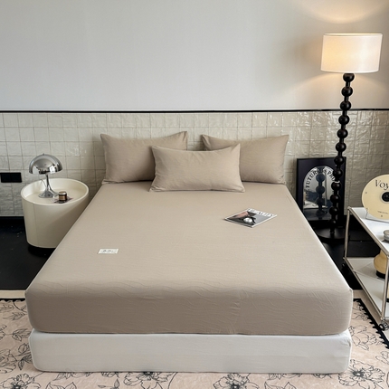 眠博士 2025新款A类全棉提花床笠系列 单品追忆床笠-梧桐杏