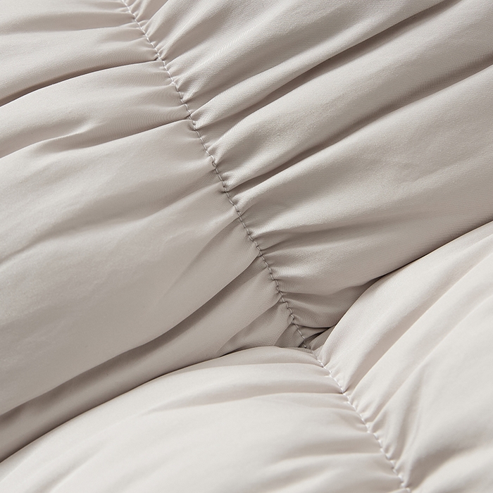 91家纺网 家纺一手货源 找家纺 微枕芯 2025新款法式云朵面包枕枕头枕芯48*74cm±2cm 法式云朵面包枕-灰色