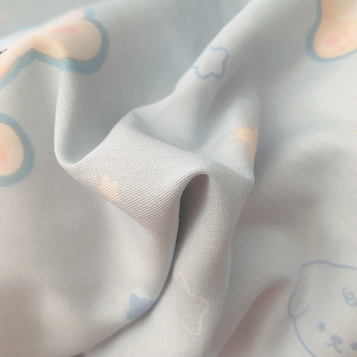 91家纺网 家纺一手货源 找家纺 2025新款亲肤舒适小清新全棉四件套小号标准都有 狗狗精灵