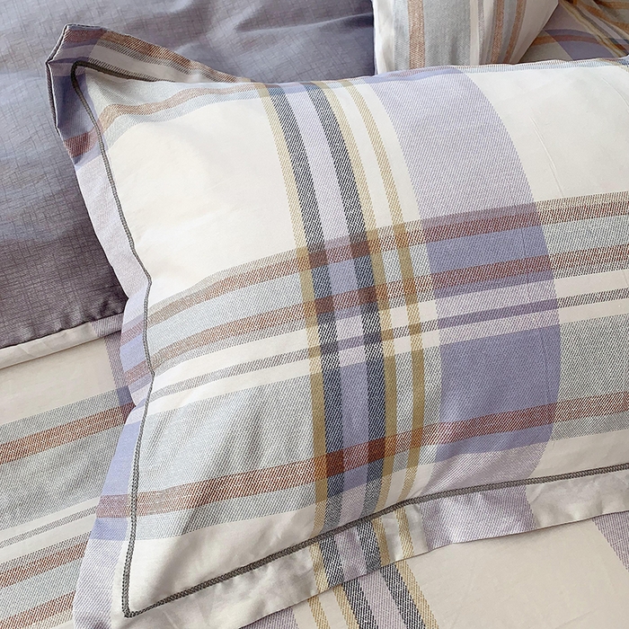 91家纺网 家纺一手货源 找家纺 2025新款亲肤舒适小清新全棉四件套 青春格调