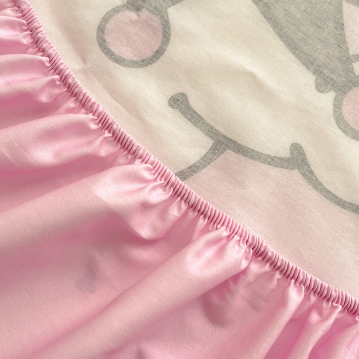 91家纺网 家纺一手货源 找家纺 暮思家居 2025新款正版授权三丽鸥大阪全棉数码印花纯棉单品床笠（第二批） A版-美味库洛米