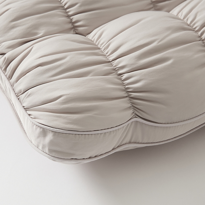 91家纺网 家纺一手货源 找家纺 微枕芯 2025新款法式云朵面包枕枕头枕芯48*74cm±2cm 法式云朵面包枕-灰色