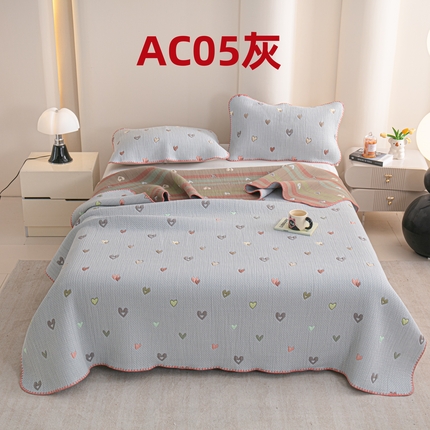 91家纺网 家纺一手货源 找家纺 （总）手艺人2025新款A类宝宝四季全棉提花双面可铺盖床盖榻榻米炕盖炕垫盖毯AC01-AC10
