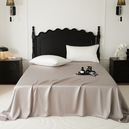 91家纺网 家纺一手货源 找家纺 （总）EH家居 2025春夏天丝纯色单床单