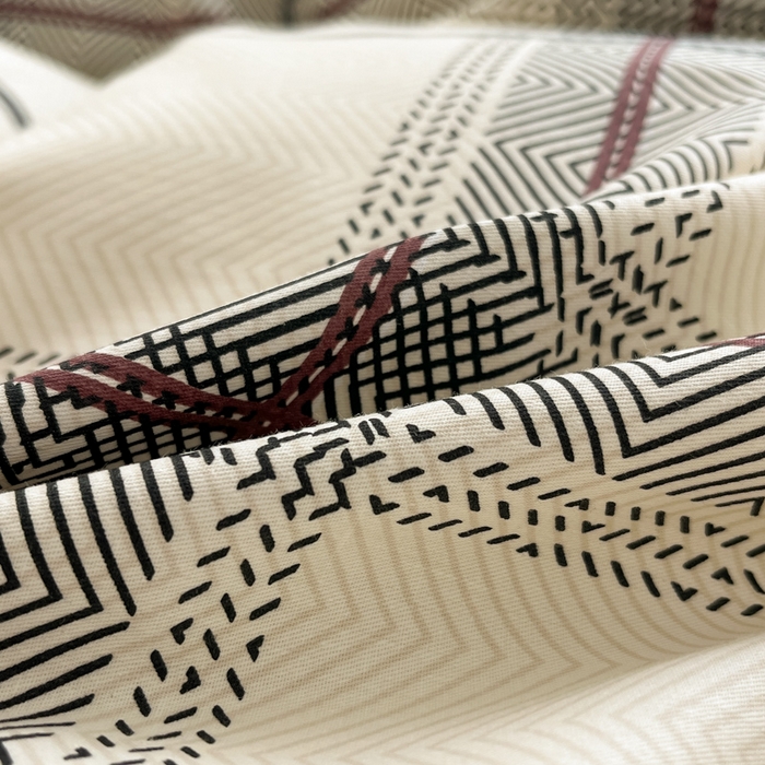 91家纺网 家纺一手货源 找家纺 西引力 2025开春新款全棉印花四件套单被套系列 曲美空间