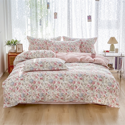 91家纺网 家纺一手货源 找家纺 （总）卓越 2025新款128*68全棉印花四件套