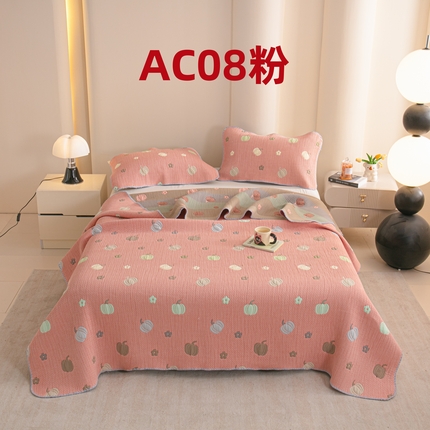 91家纺网 家纺一手货源 找家纺 （总）手艺人2025新款A类宝宝四季全棉提花双面可铺盖床盖榻榻米炕盖炕垫盖毯AC01-AC10