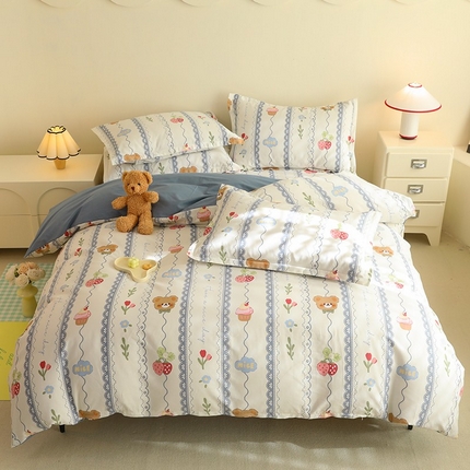 91家纺网 家纺一手货源 找家纺 （总）八十八家纺 2025新款全棉12868床单款四件套