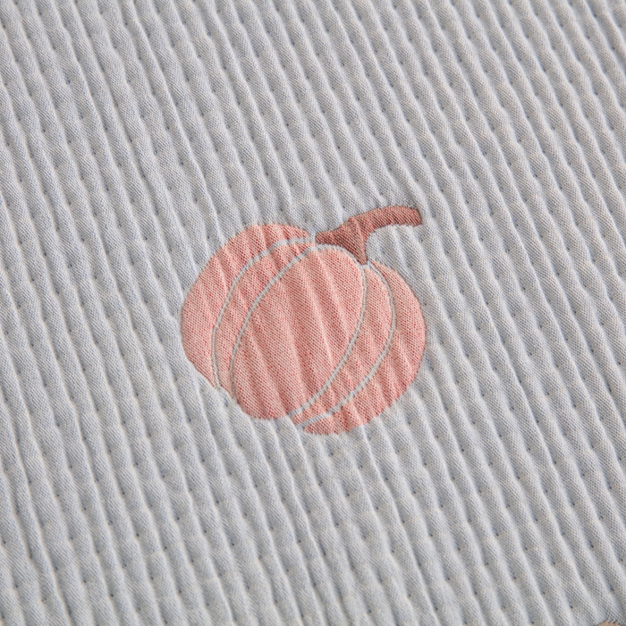 91家纺网 家纺一手货源 找家纺 手艺人2025新款A类宝宝四季全棉提花双面可铺盖床盖榻榻米炕盖炕垫盖毯AC01-AC10 AC08灰