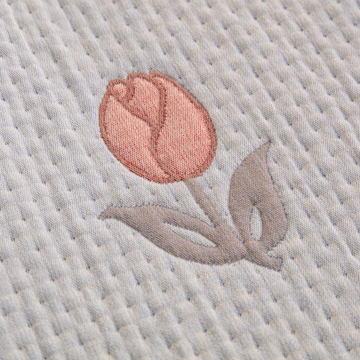 91家纺网 家纺一手货源 找家纺 手艺人2025新款A类宝宝四季全棉提花双面可铺盖床盖榻榻米炕盖炕垫盖毯AC01-AC10 AC01灰