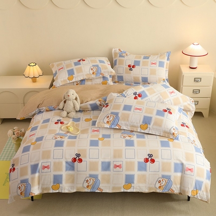 91家纺网 家纺一手货源 找家纺 （总）八十八家纺 2025新款全棉12868床笠款四件套