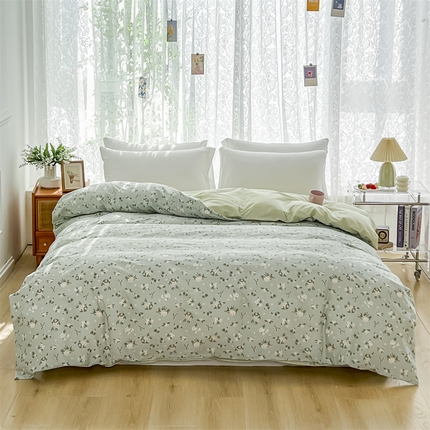 91家纺网 家纺一手货源 找家纺 （总1）卓越 工厂直营新款128*68全棉印花斜纹单被套