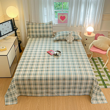 91家纺网 家纺一手货源 找家纺 （总）2025新款全棉印花小清新单品系列-单床单