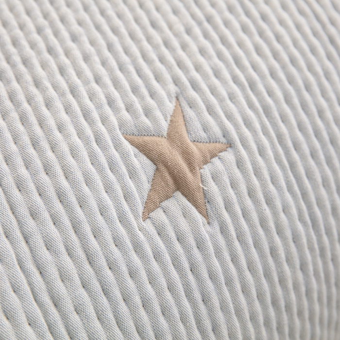 91家纺网 家纺一手货源 找家纺 手艺人2025新款A类宝宝四季全棉提花双面可铺盖床盖榻榻米炕盖炕垫盖毯AC01-AC10 AC02灰