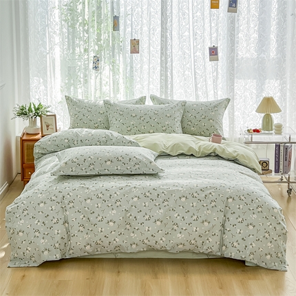 91家纺网 家纺一手货源 找家纺 （总）卓越 2025新款128*68全棉印花四件套