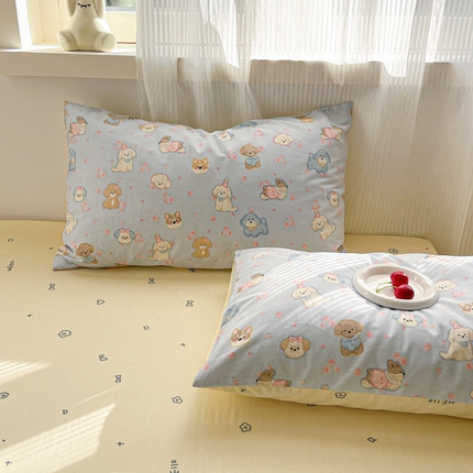 91家纺网 家纺一手货源 找家纺 （总）2025新款全棉印花单床单&单床笠&单枕套系列