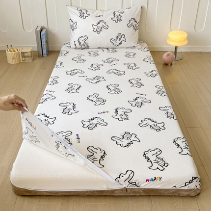 91家纺网 家纺一手货源 找家纺 （总）2025新款AB双面学生宿舍床垫套