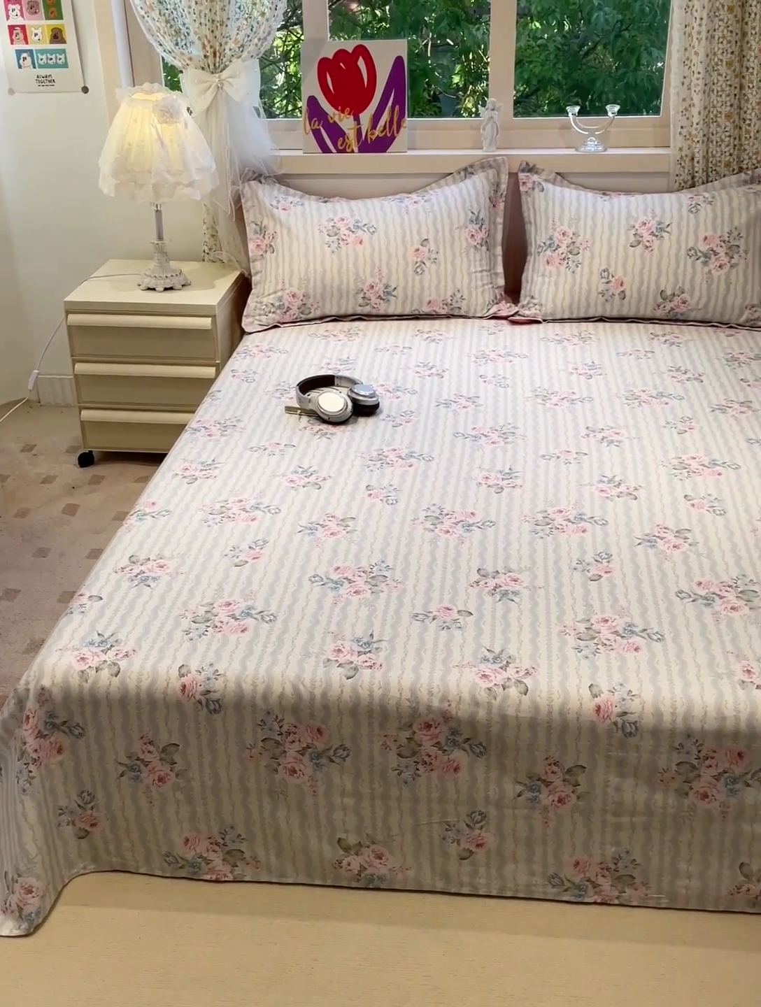 91家纺网 家纺一手货源 找家纺 （总）2025春夏新款全棉花卉系列印花床单