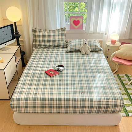 2025新款全棉印花小清新单品系列-单床笠 悠米格