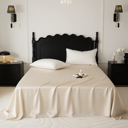 91家纺网 家纺一手货源 找家纺 （总）EH家居 2025春夏天丝纯色单床单