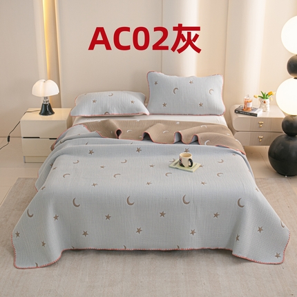 91家纺网 家纺一手货源 找家纺 （总）手艺人2025新款A类宝宝四季全棉提花双面可铺盖床盖榻榻米炕盖炕垫盖毯AC01-AC10