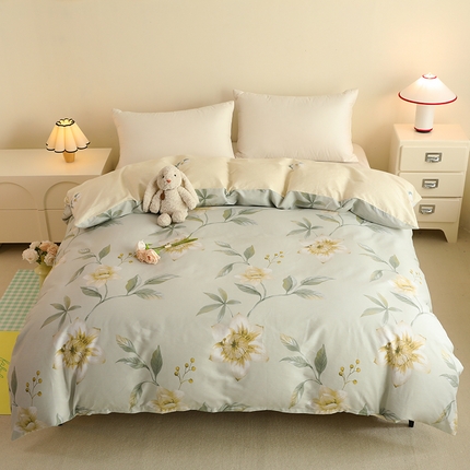 八十八家纺 2025新款全棉12868系列单品被套浅韵