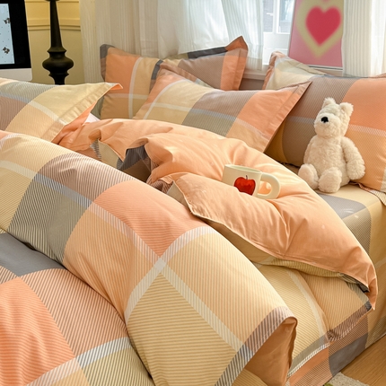 91家纺网 家纺一手货源 找家纺 （总）2025新款全棉印花小清新单品系列-单被套(提供买家秀）