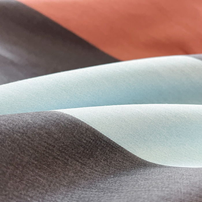 91家纺网 家纺一手货源 找家纺 西引力 2025开春新款全棉印花四件套单被套系列 彩条时尚