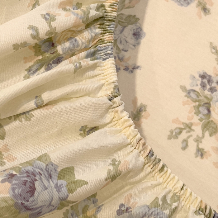 91家纺网 家纺一手货源 找家纺 （总）2025春夏新款全棉花卉系列印花单床笠