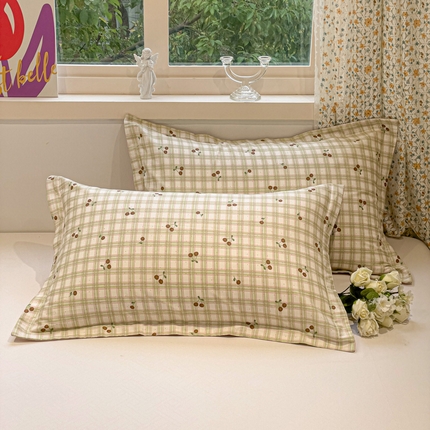 91家纺网 家纺一手货源 找家纺 （总）2025春夏新款全棉花卉系列印花单枕套