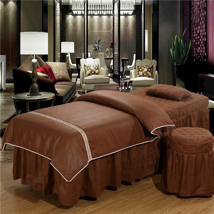 91家纺网 家纺一手货源 找家纺 （总）新款3D花边美-容床罩四件套