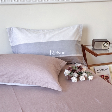 91家纺网 家纺一手货源 找家纺 （总1）卓越 工厂直营新款128*68全棉印花斜纹单枕套