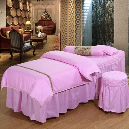 91家纺网 家纺一手货源 找家纺 （总）新款3D花边美-容床罩四件套