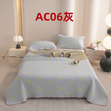 91家纺网 家纺一手货源 找家纺 （总）手艺人2025新款A类宝宝四季全棉提花双面可铺盖床盖榻榻米炕盖炕垫盖毯AC01-AC10