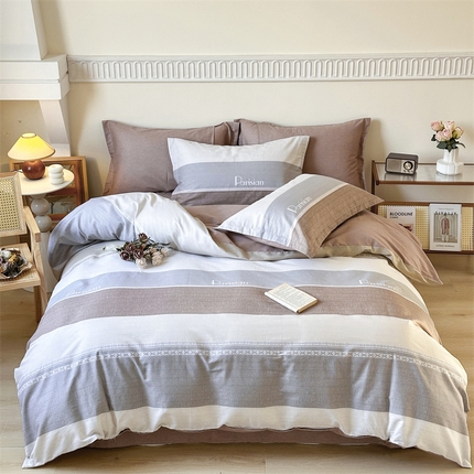 91家纺网 家纺一手货源 找家纺 （总）卓越 2025新款128*68全棉印花四件套