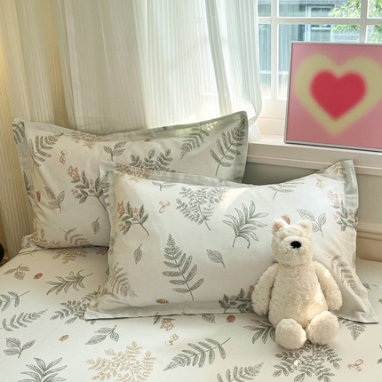 91家纺网 家纺一手货源 找家纺 （总）2025新款全棉印花小清新单品系列-单枕套