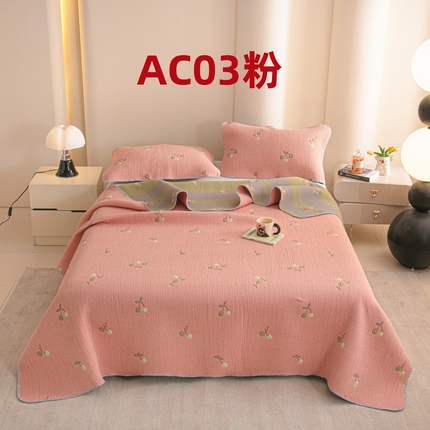 91家纺网 家纺一手货源 找家纺 （总）手艺人2025新款A类宝宝四季全棉提花双面可铺盖床盖榻榻米炕盖炕垫盖毯AC01-AC10