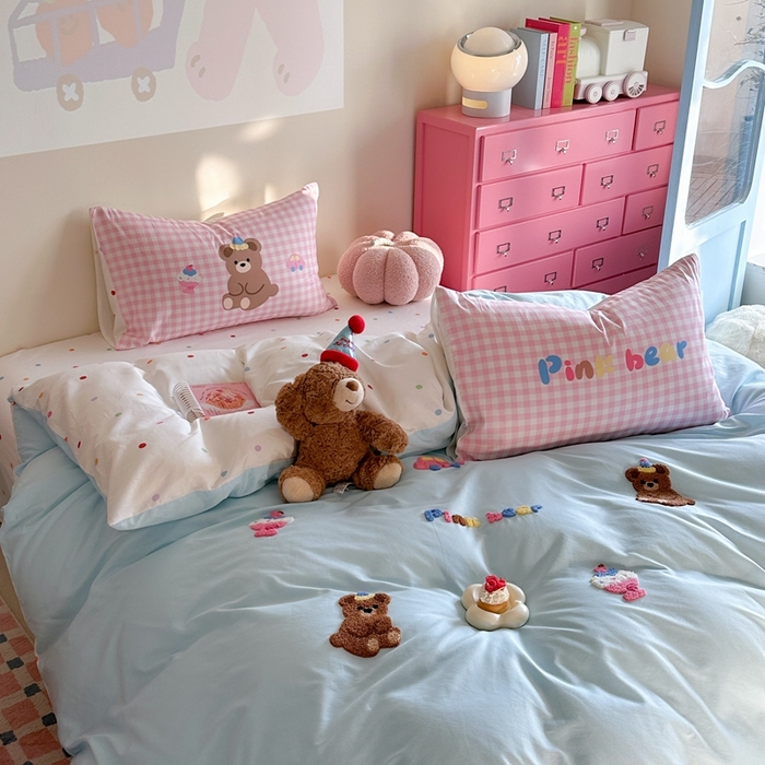 91家纺网 家纺一手货源 找家纺 （总）美乐迪家纺 2025新款全棉毛巾绣四件套