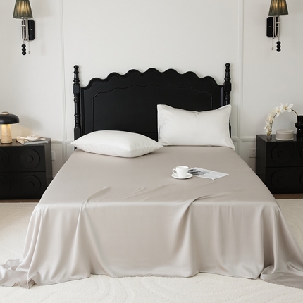 91家纺网 家纺一手货源 找家纺 （总）EH家居 2025春夏天丝纯色单床单