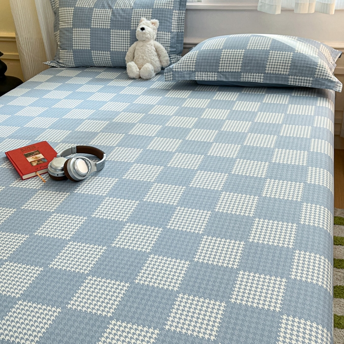 91家纺网 家纺一手货源 找家纺 2025新款全棉印花小清新单品系列-单床单 普罗旺斯